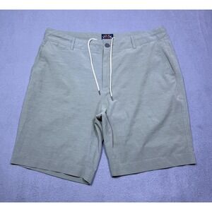 Faherty All Day Shorts Mens 35 Sage Green Golf Athleisure Normcore Dadcore USA